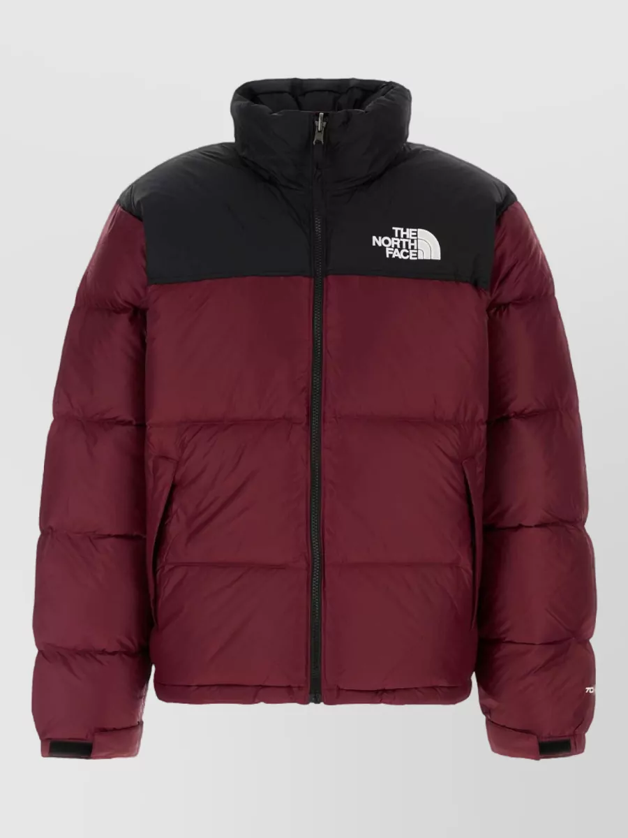 The North Face two-tone down puffer jacket