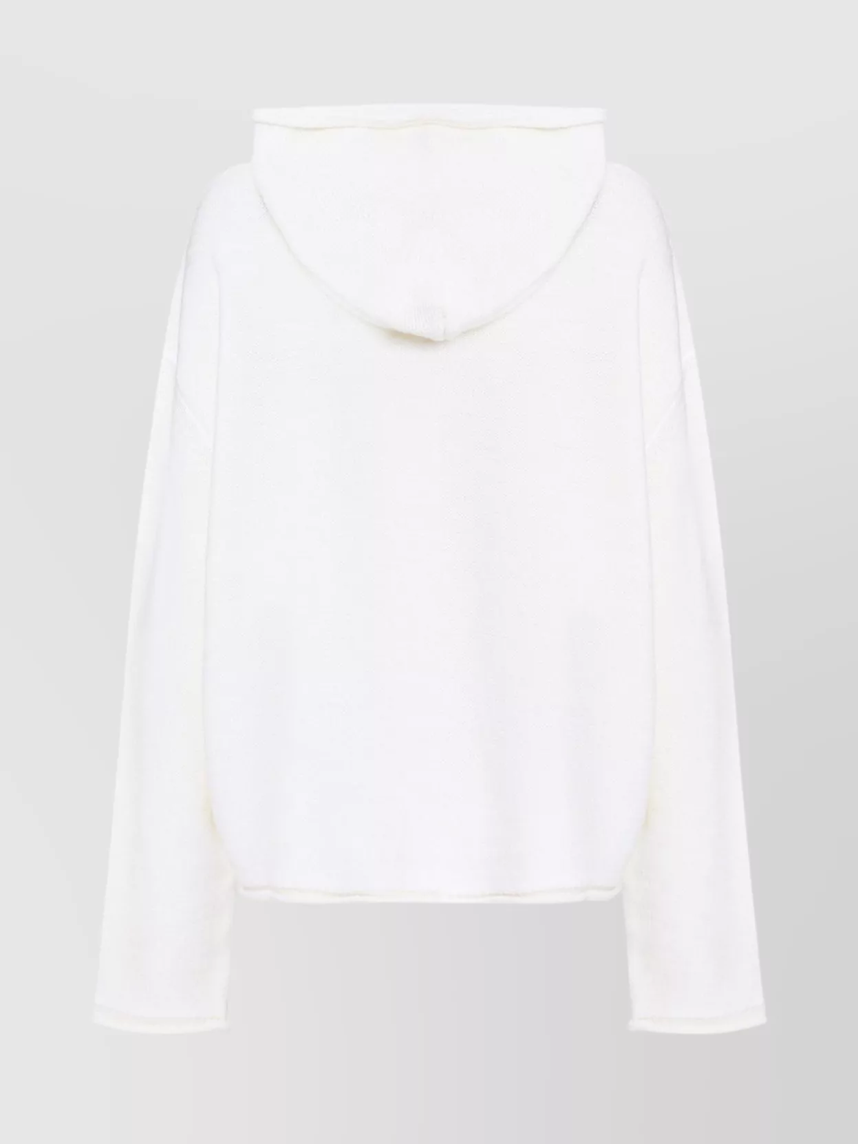 Mm6 Maison Margiela Knit Hooded Pullover Embroidered Detail