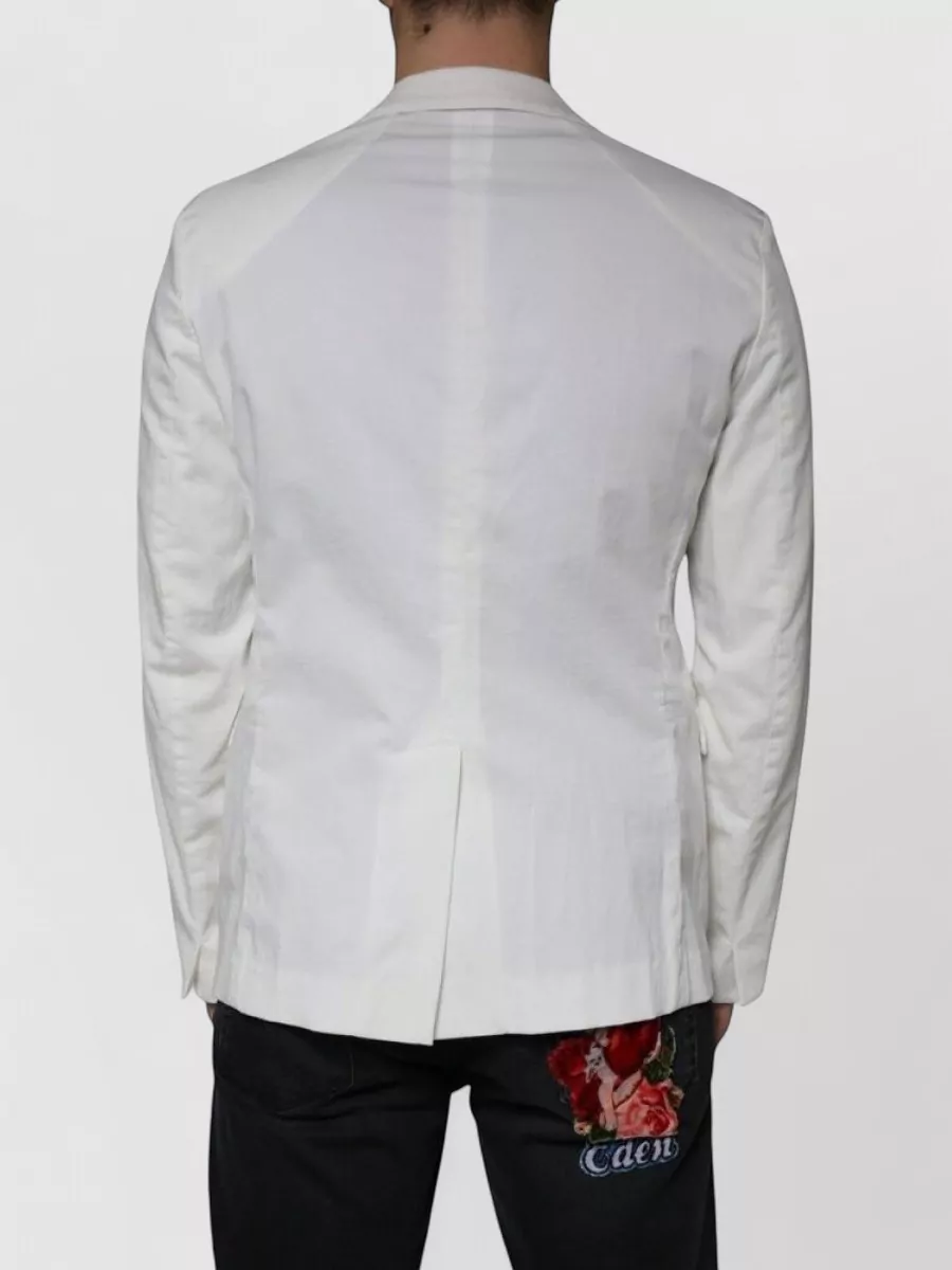 Dondup Cotton Single Breasted One Button Blazer