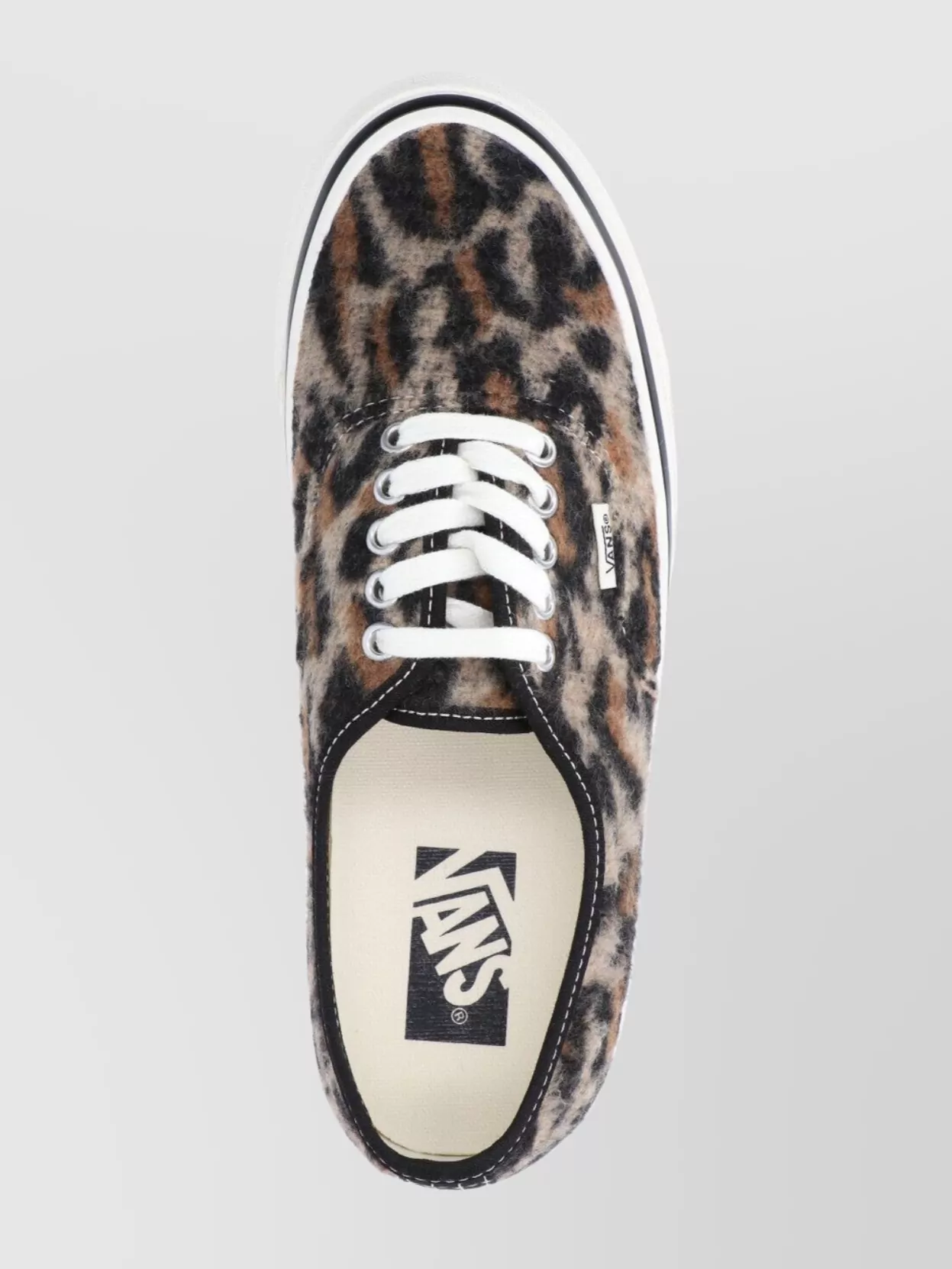 Vans Animal Print Low Top Sneakers With Rubber Sole
