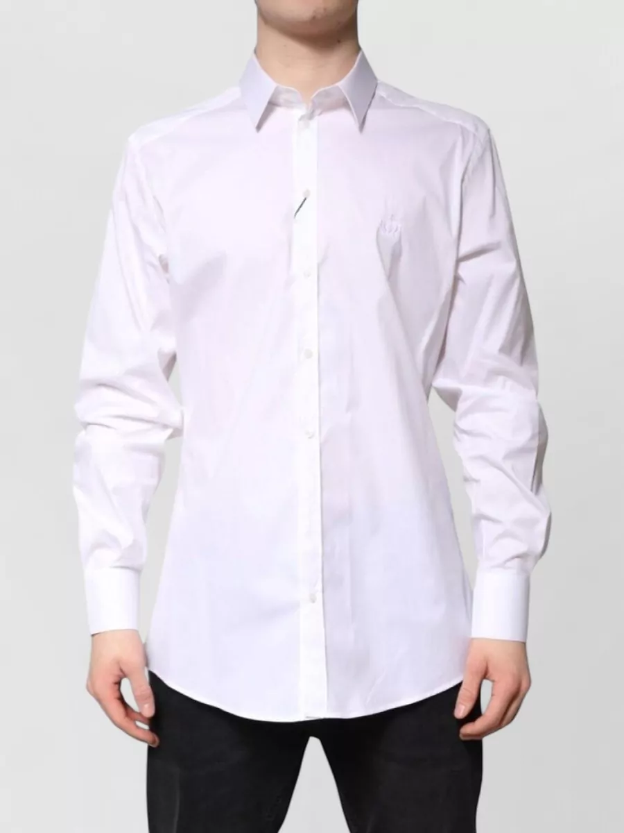 Dolce&Gabbana cotton long-sleeve collared shirt
