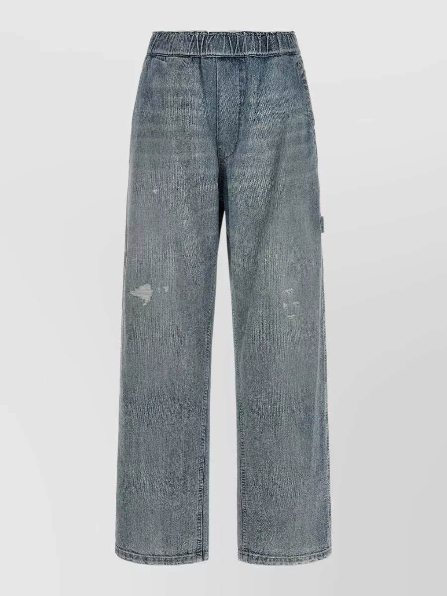 Mm6 Maison Margiela denim wide-leg carpenter jeans
