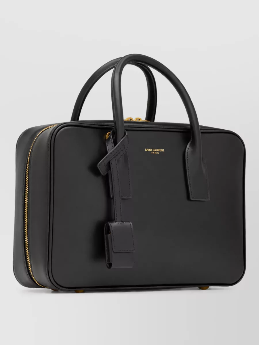 Saint Laurent Sac De Jour Leather Shoulder Bag