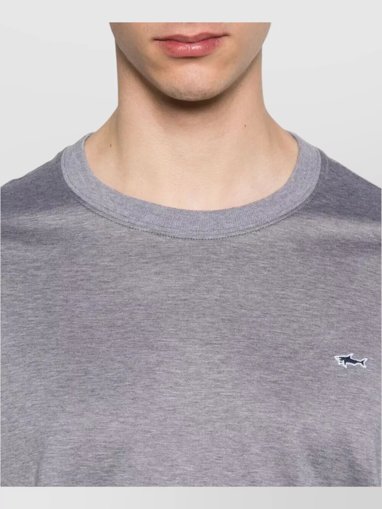 Paul & Shark Cotton T-Shirt Logo Patch