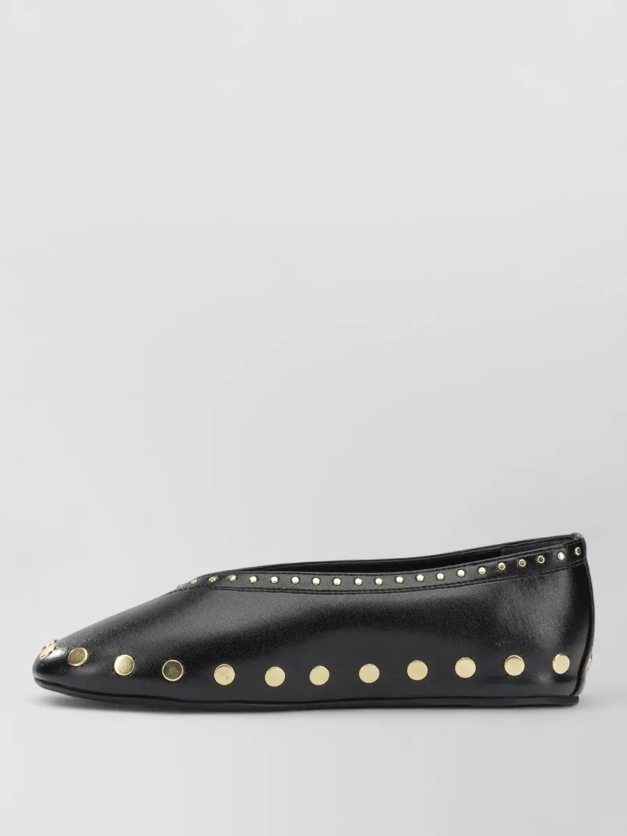 Ganni Studded Ballerina Flats
