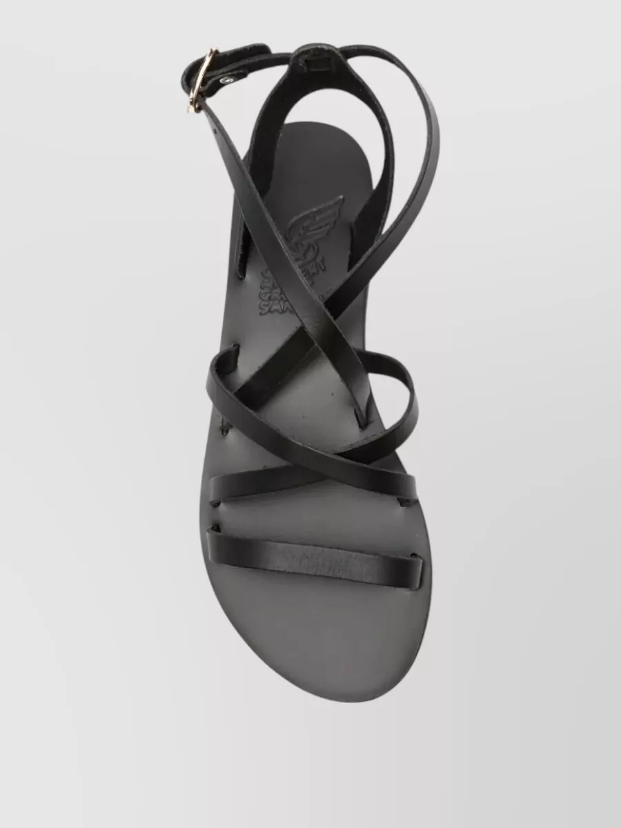 Ancient Greek Sandals Leather Flat Sandals