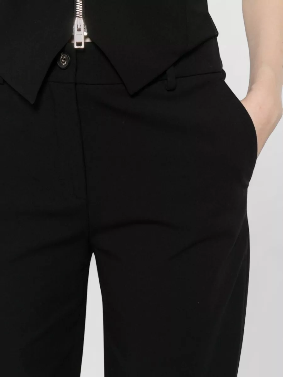 Via Masini 80 Cotton Wide-Leg Trousers