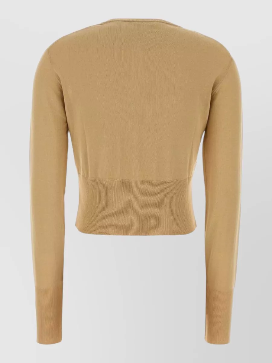 Vivienne Westwood Cotton Cropped Crew Neck Cardigan