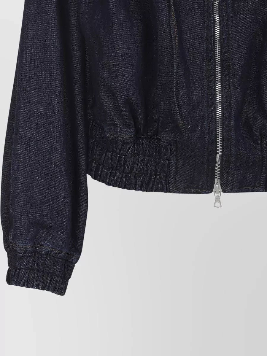 Dries Van Noten Cotton Funnel Neck Bomber Jacket