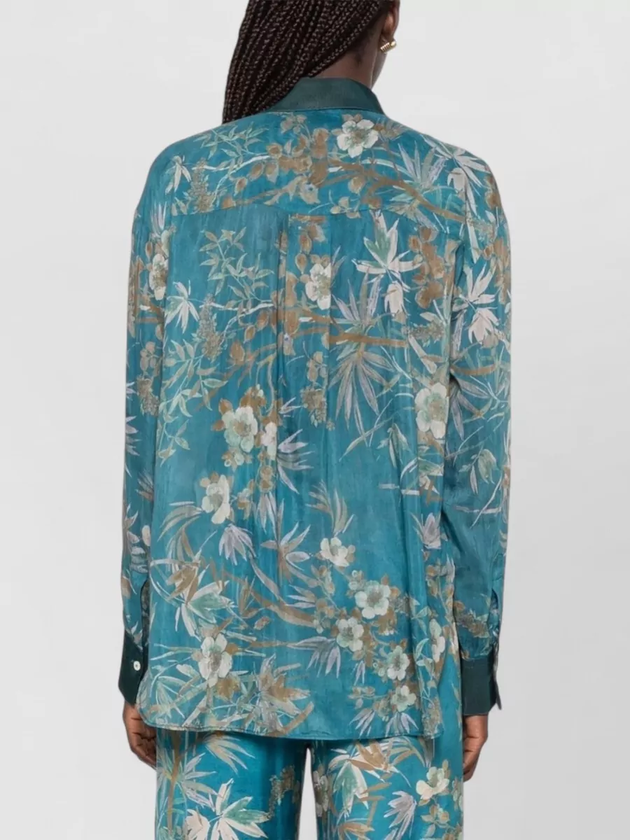 Forte Forte Silk Floral Print Shirt