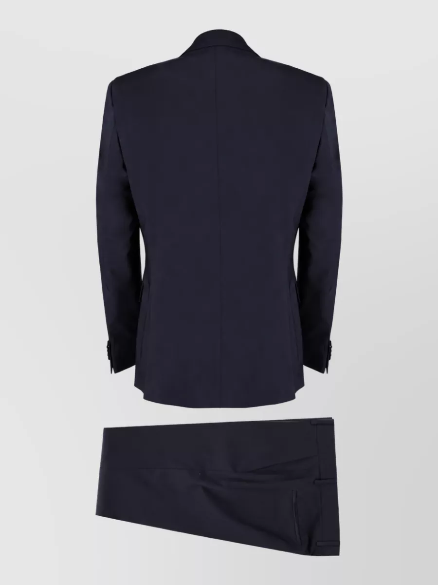Boss Virgin Wool Slim-Fit Single-Breasted Coat