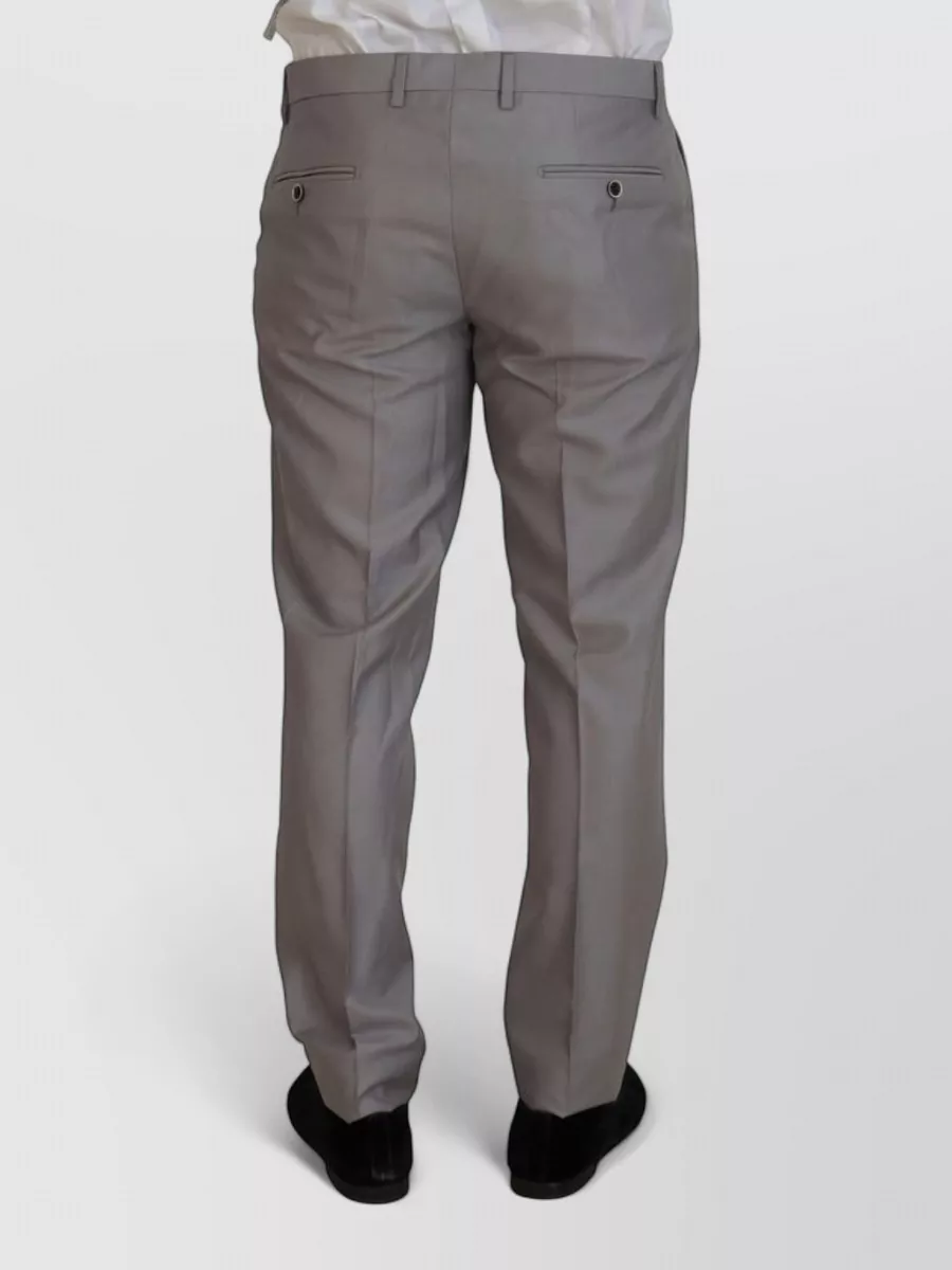 Dolce&Gabbana Wool Silk Slim-Fit Three-Piece Single-Breasted Suit