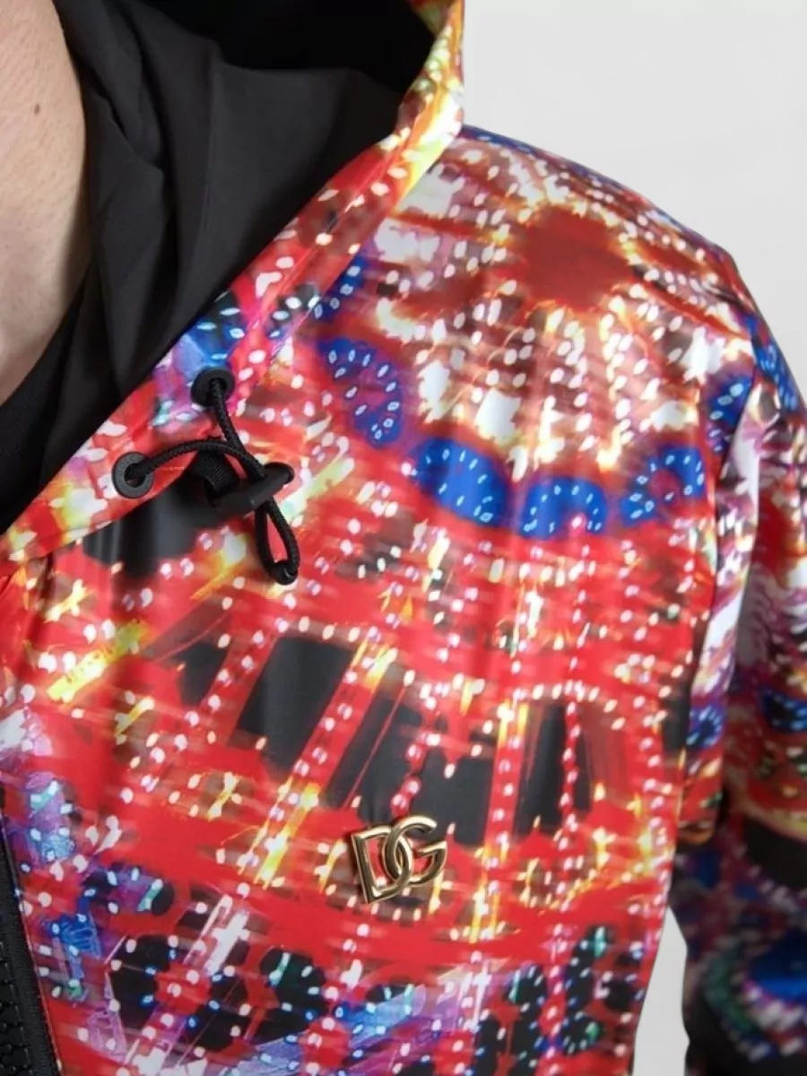 Dolce&Gabbana Printed Hooded Jacket