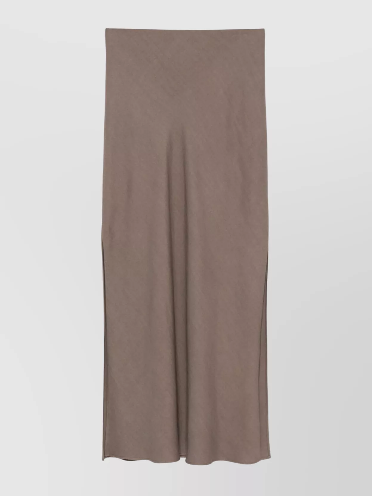 Brunello Cucinelli Ankle Length High Waist Seamless Skirt In Black