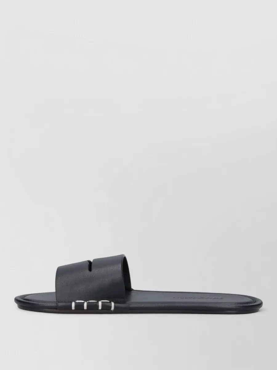 Jw Anderson Mules Flat Sole Open Toe Metal Accents