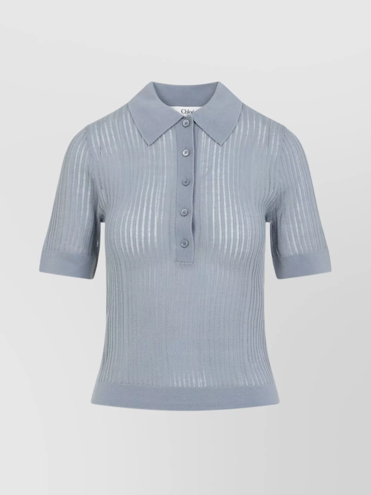 Chloé Wool Knit Polo T-shirt