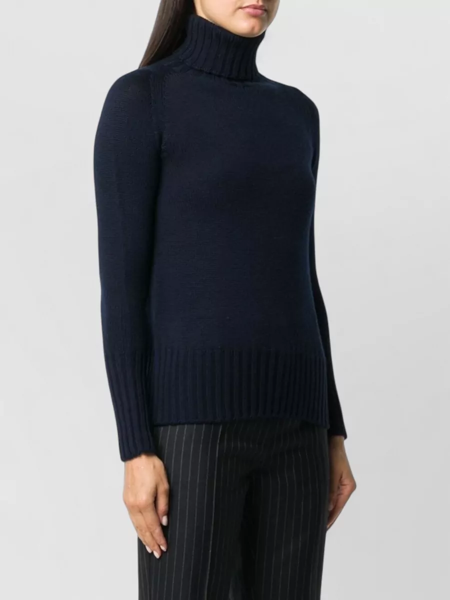 Drumohr Ribbed Turtleneck Wool Jumper