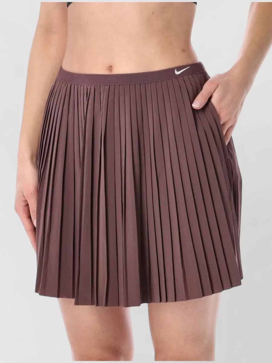 Nike Pleated Mid-Rise Mini Skirt