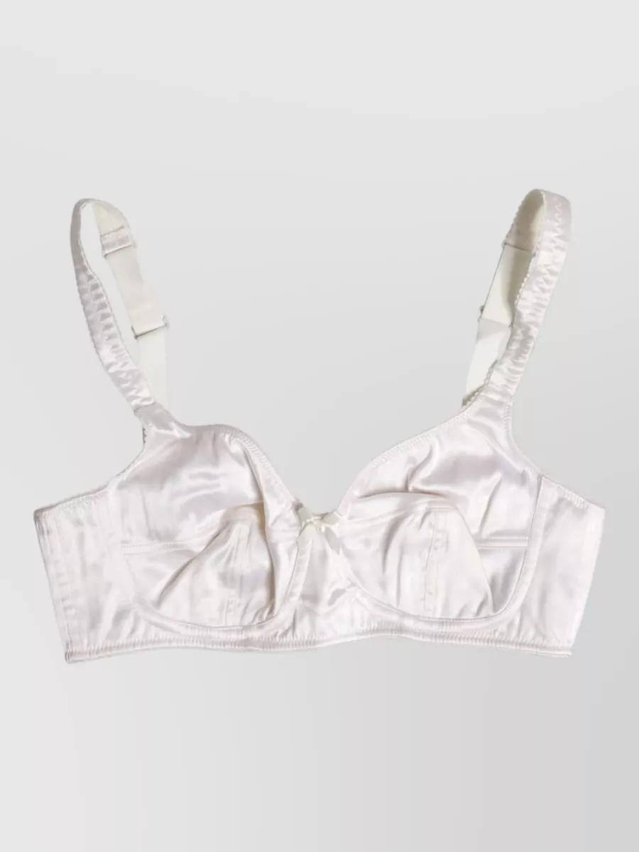 Dolce&Gabbana silk balconette bra