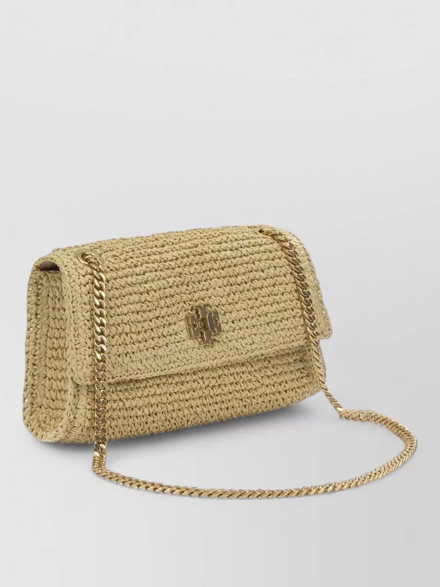 Tory Burch Kira Mini Raffia Crossbody Bag