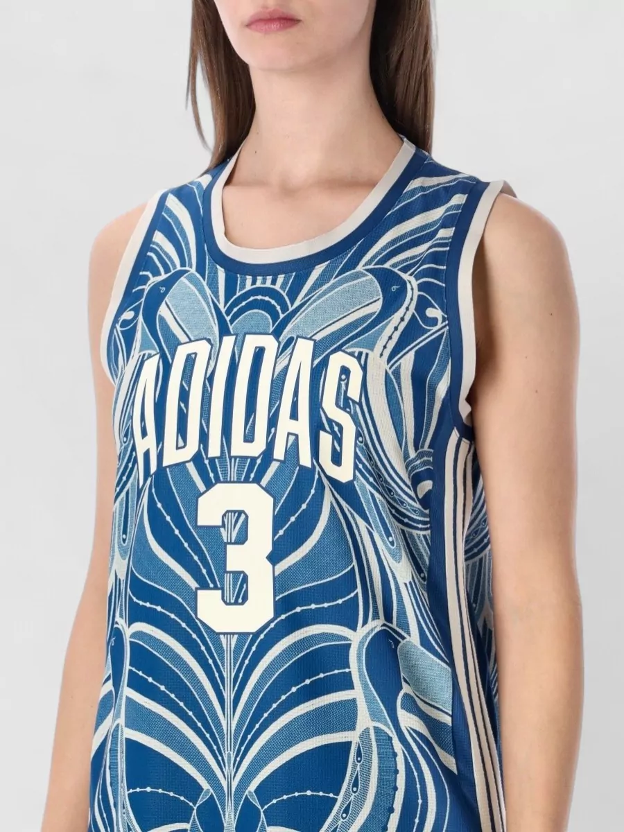 Adidas Originals Sleeveless Printed Maxi Dress