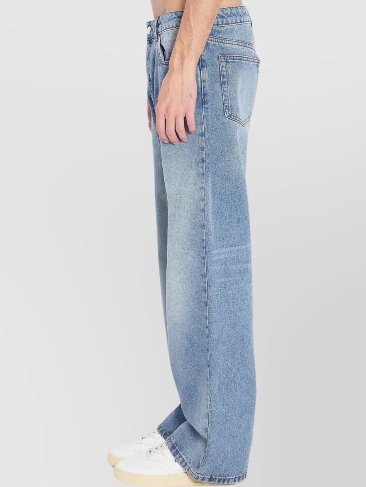Ami Paris Oversized Fit Denim Trousers