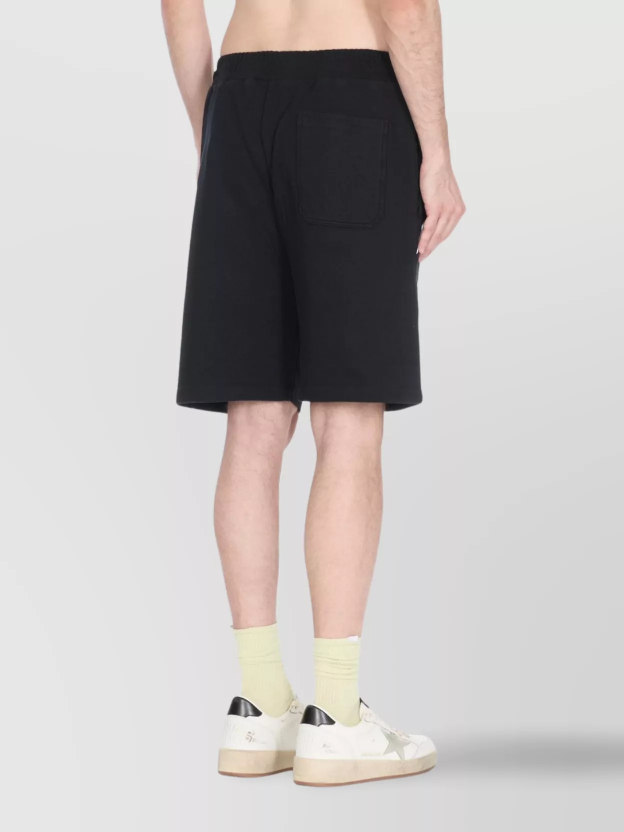 Golden Goose Diego Star Short Sweatpants In Black