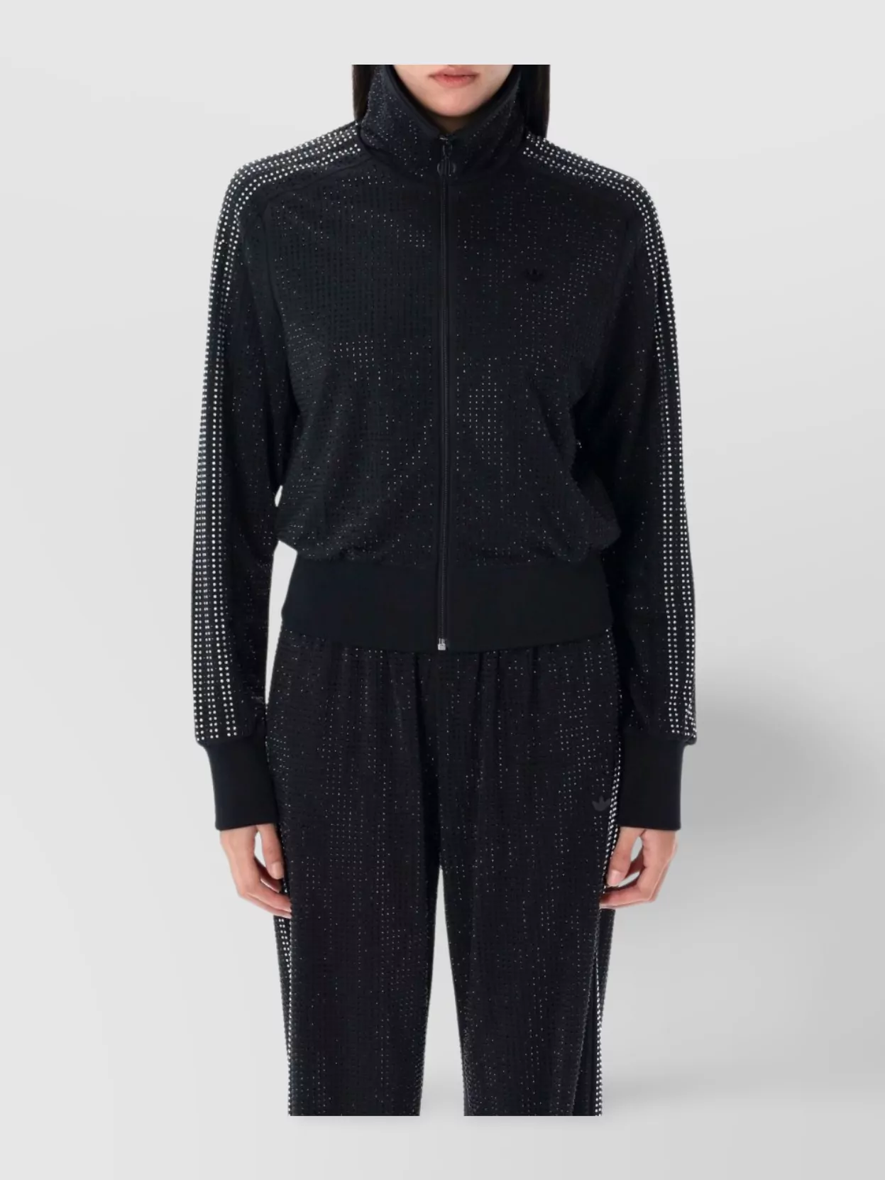 Adidas Originals Rhinestone embellished tracktop jacket | The