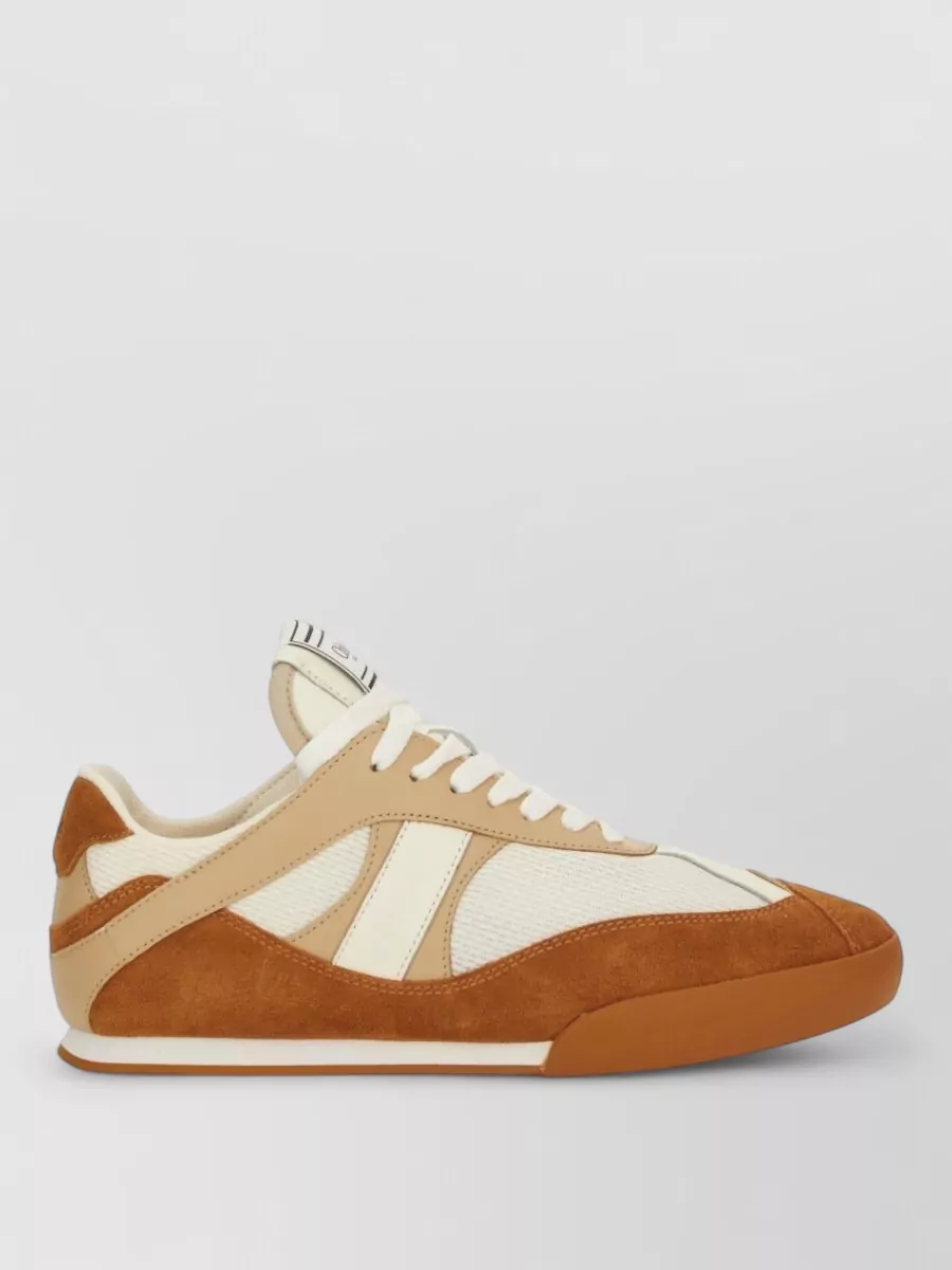 Chloé Kick Sneaker Suede Mesh Panels Rubber Sole