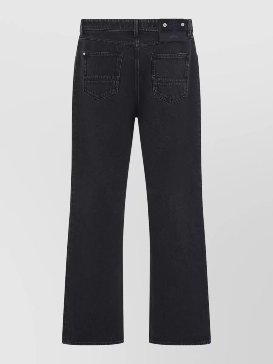 Stone Island cotton straight-leg jeans