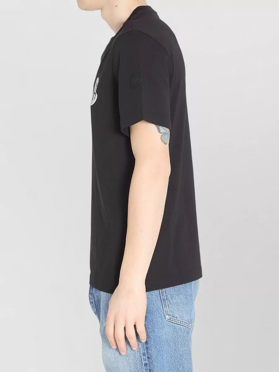 Moncler Jersey T Shirt Regular Fit Crewneck