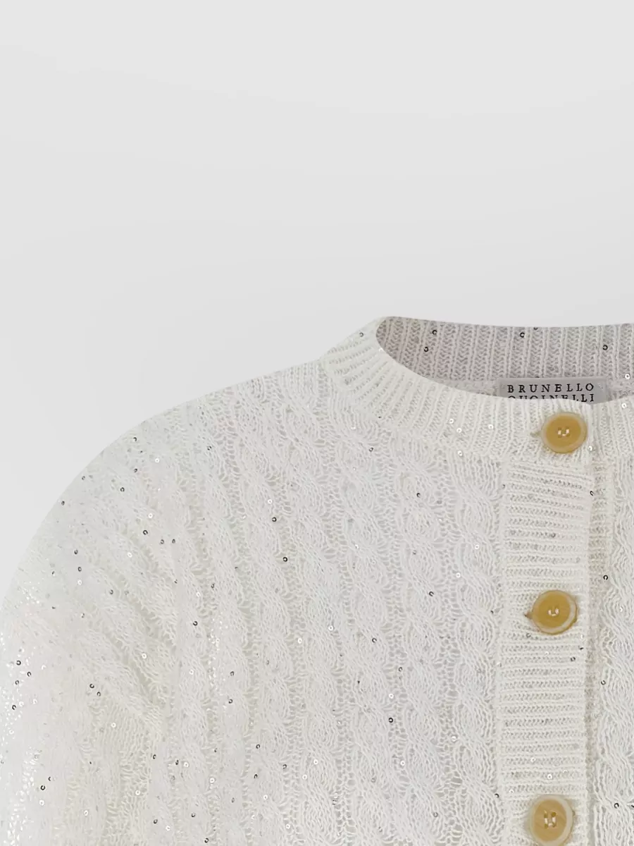 Brunello Cucinelli Cable-Knit Cardigan