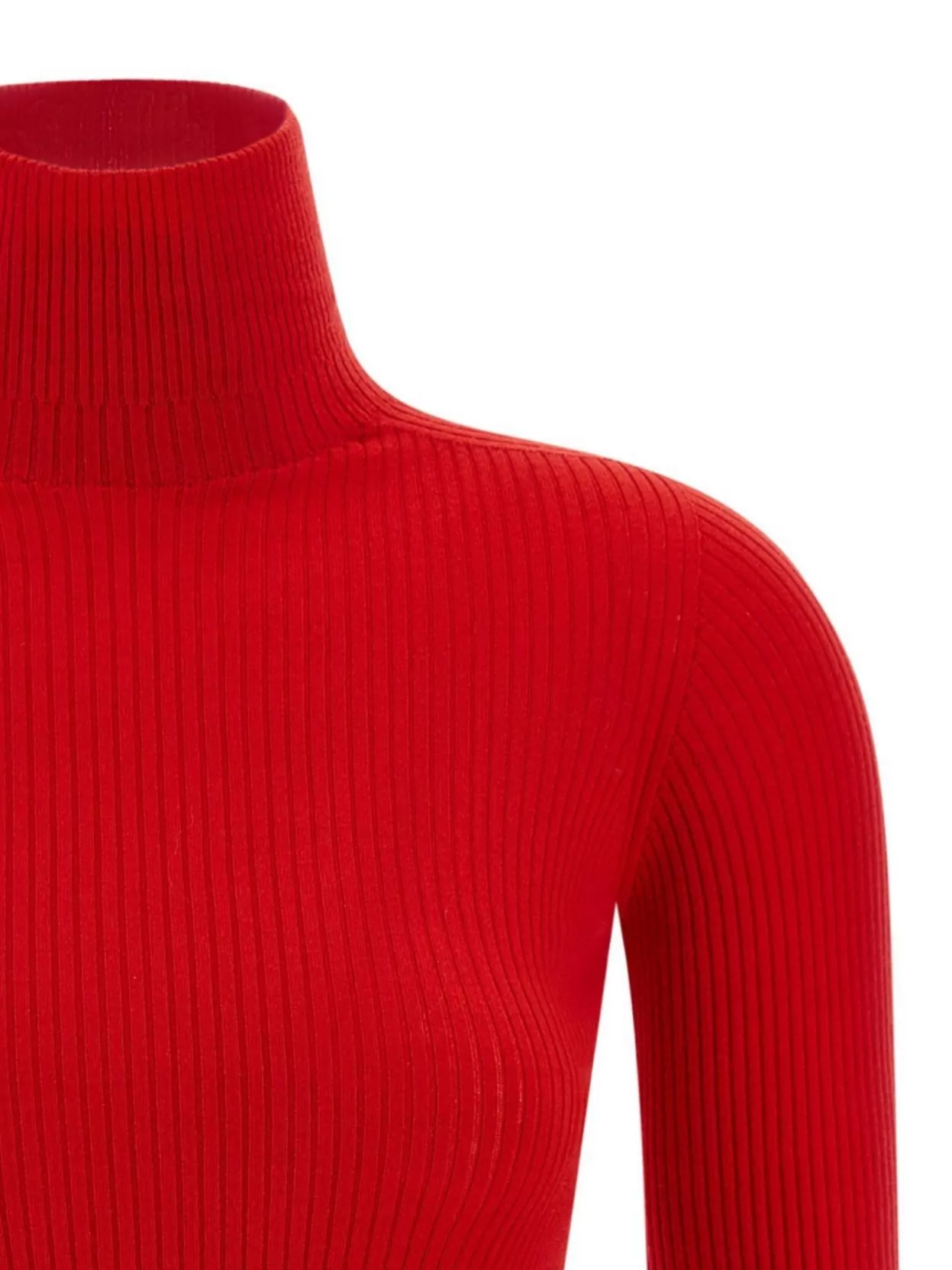 Sportmax Turtleneck Sweater With Ribbed Long Sleeves