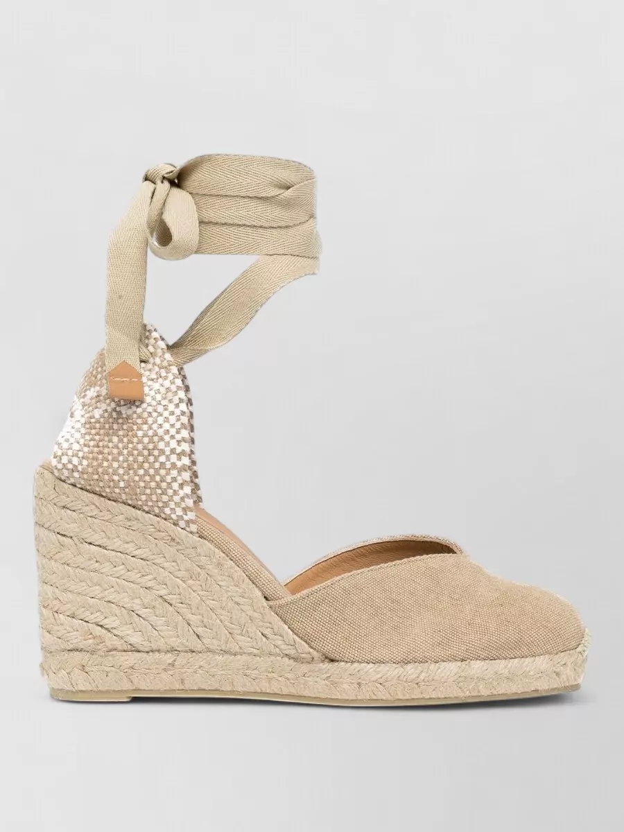 Castaner Chiara Espadrilles Linen Slingback Wedge