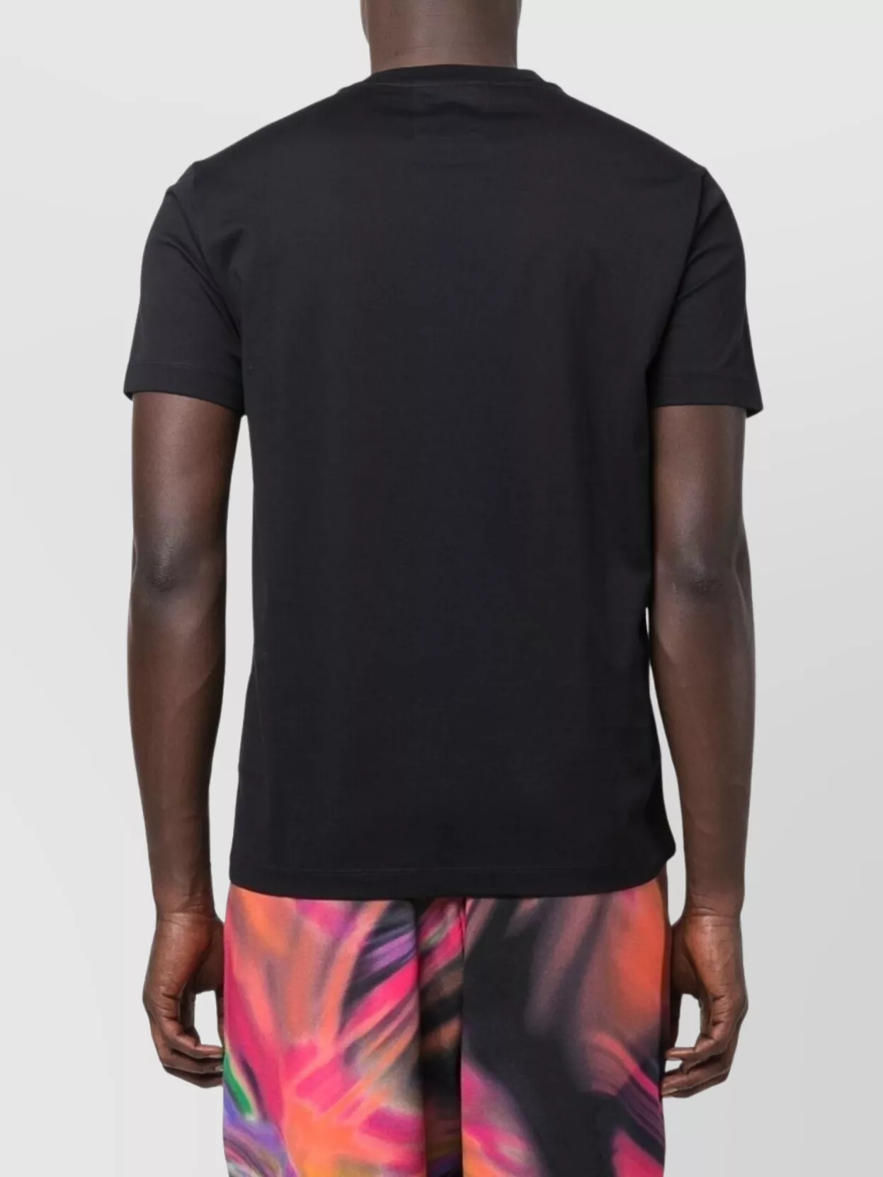 Emporio Armani Round Neck Cotton Logo T-Shirt