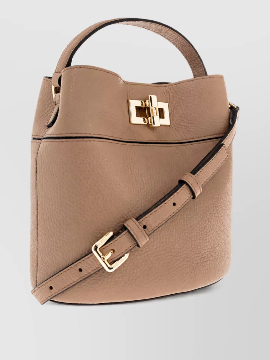 Furla Leather Bucket Bag