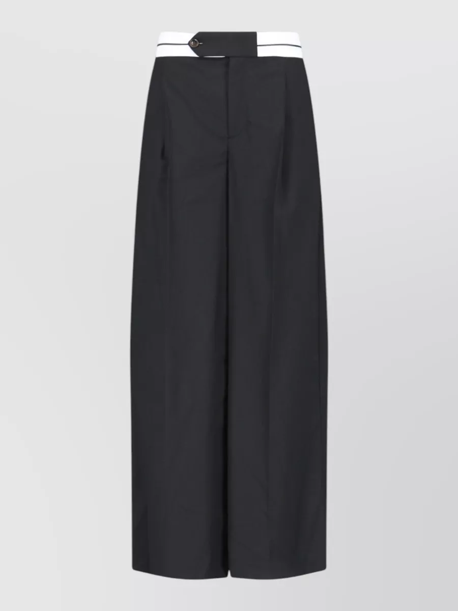 The Garment Straight-Leg Wide-Leg Trousers