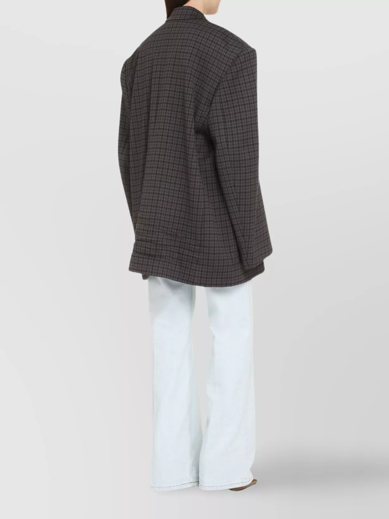Balenciaga Tailored Single-breasted Houndstooth Blazer