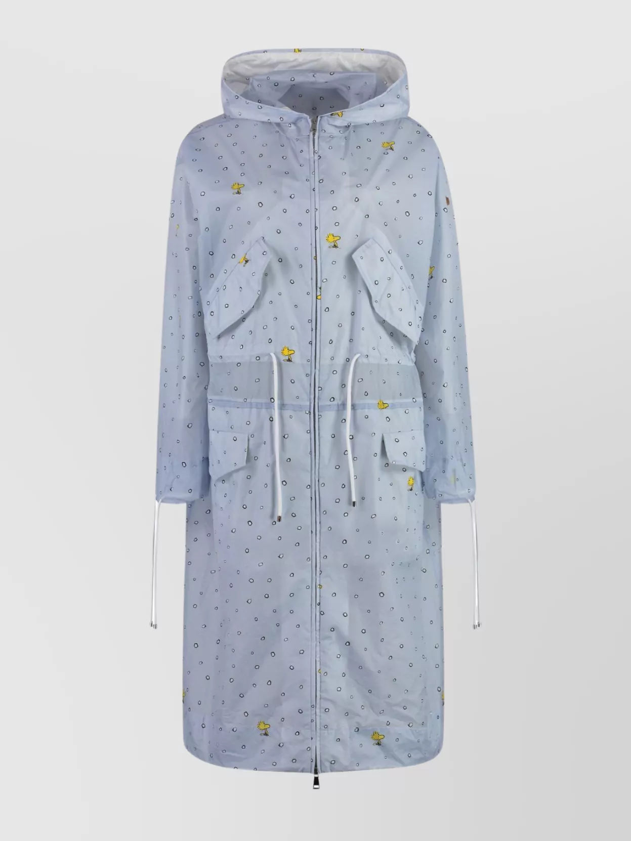 Shop Moncler Peanuts X Erne Hooded Raincoat