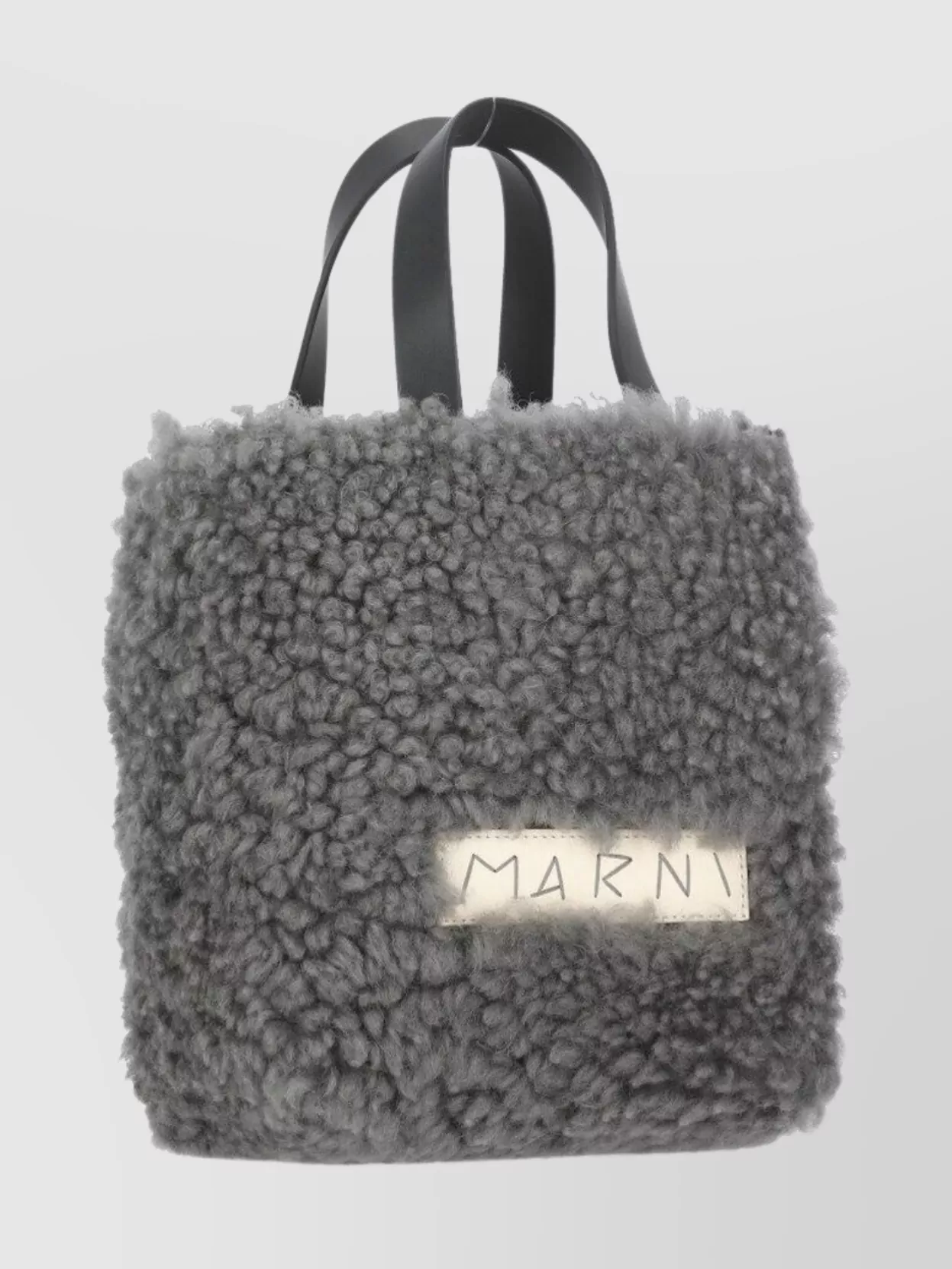 Marni Luxurious Fur Detail Handbag And Strap