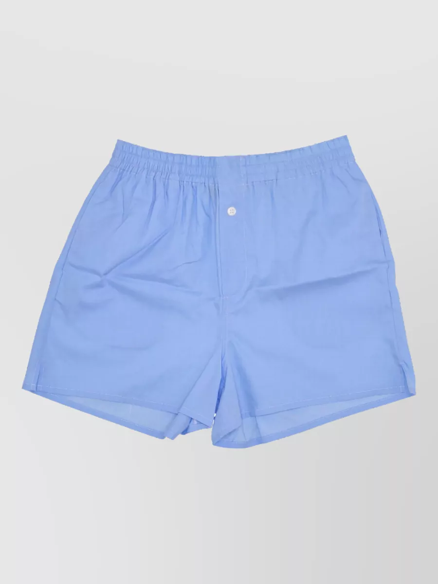 La Rose cotton buttoned shorts