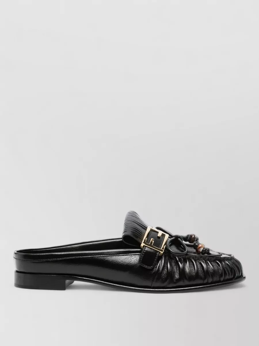 Fendi Leather Loafers
