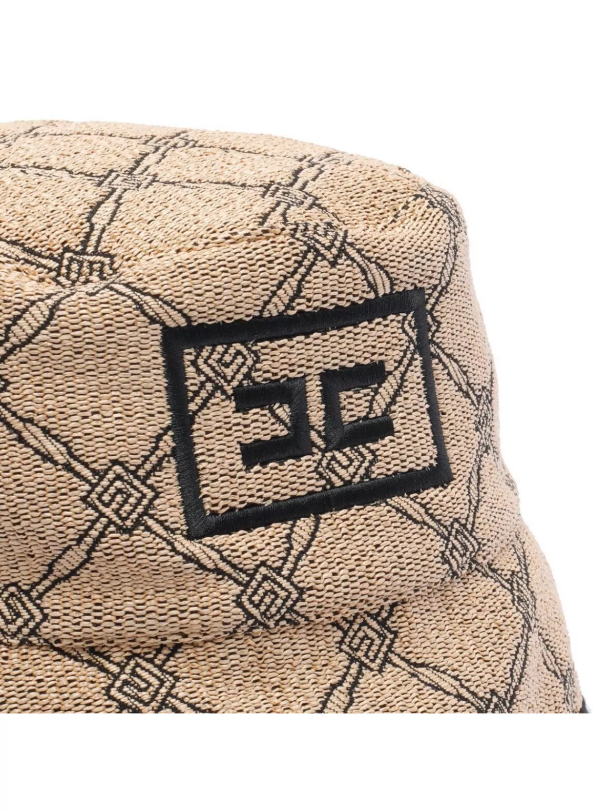 Elisabetta Franchi Logo Baseball Cap Wide Brim