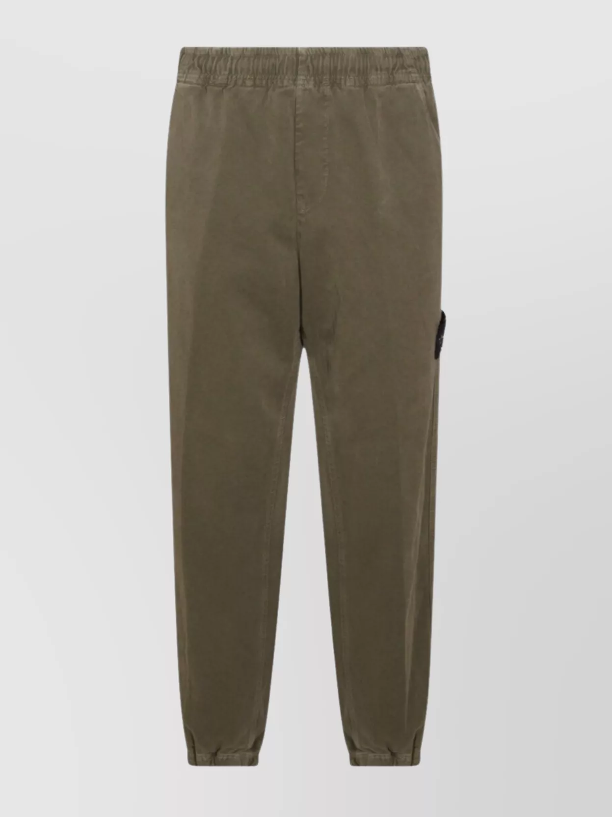 Stone Island Relaxed Fit Trousers Featuring Pockets