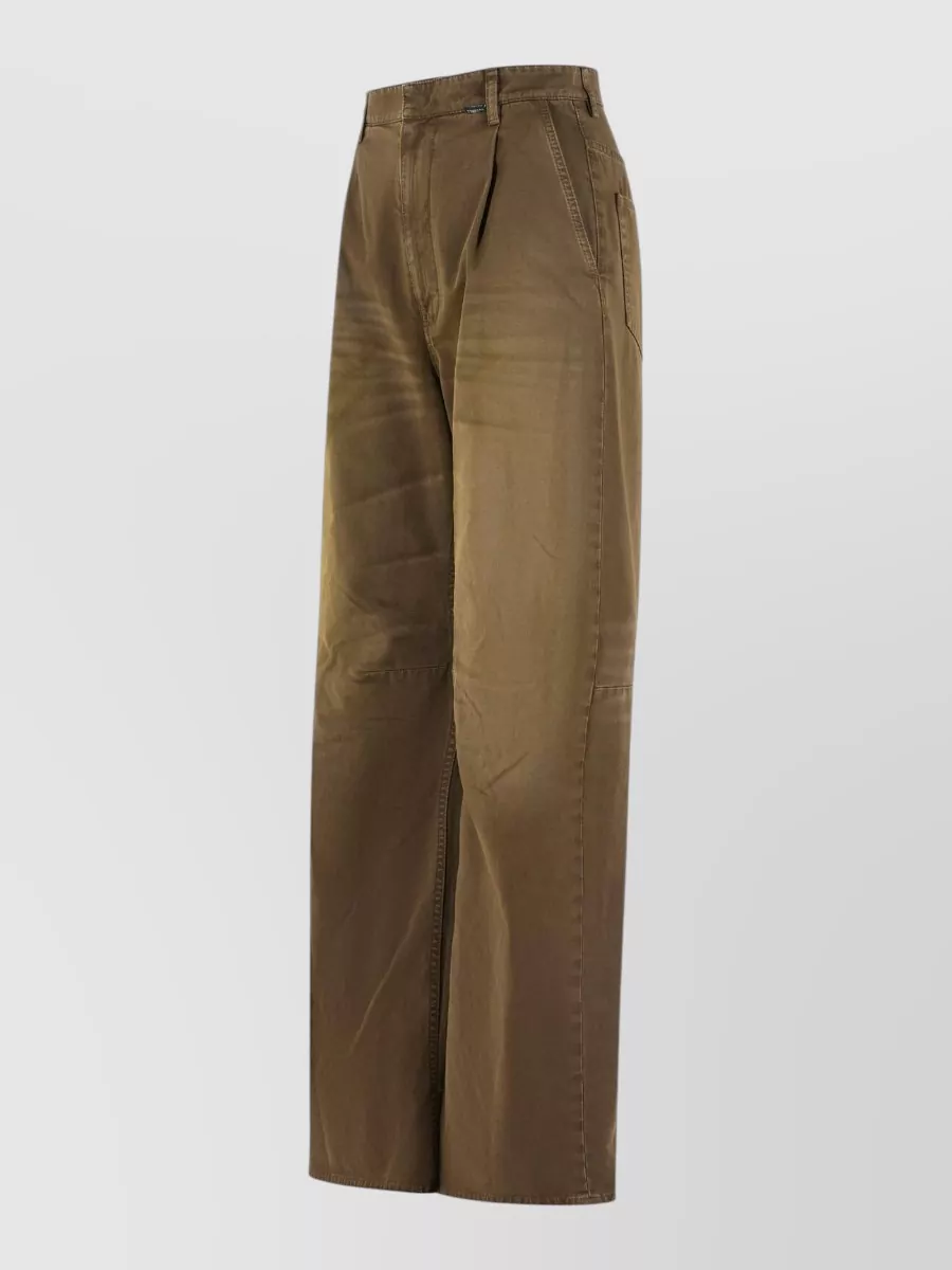 Mm6 Maison Margiela Denim Wide-Leg Trousers
