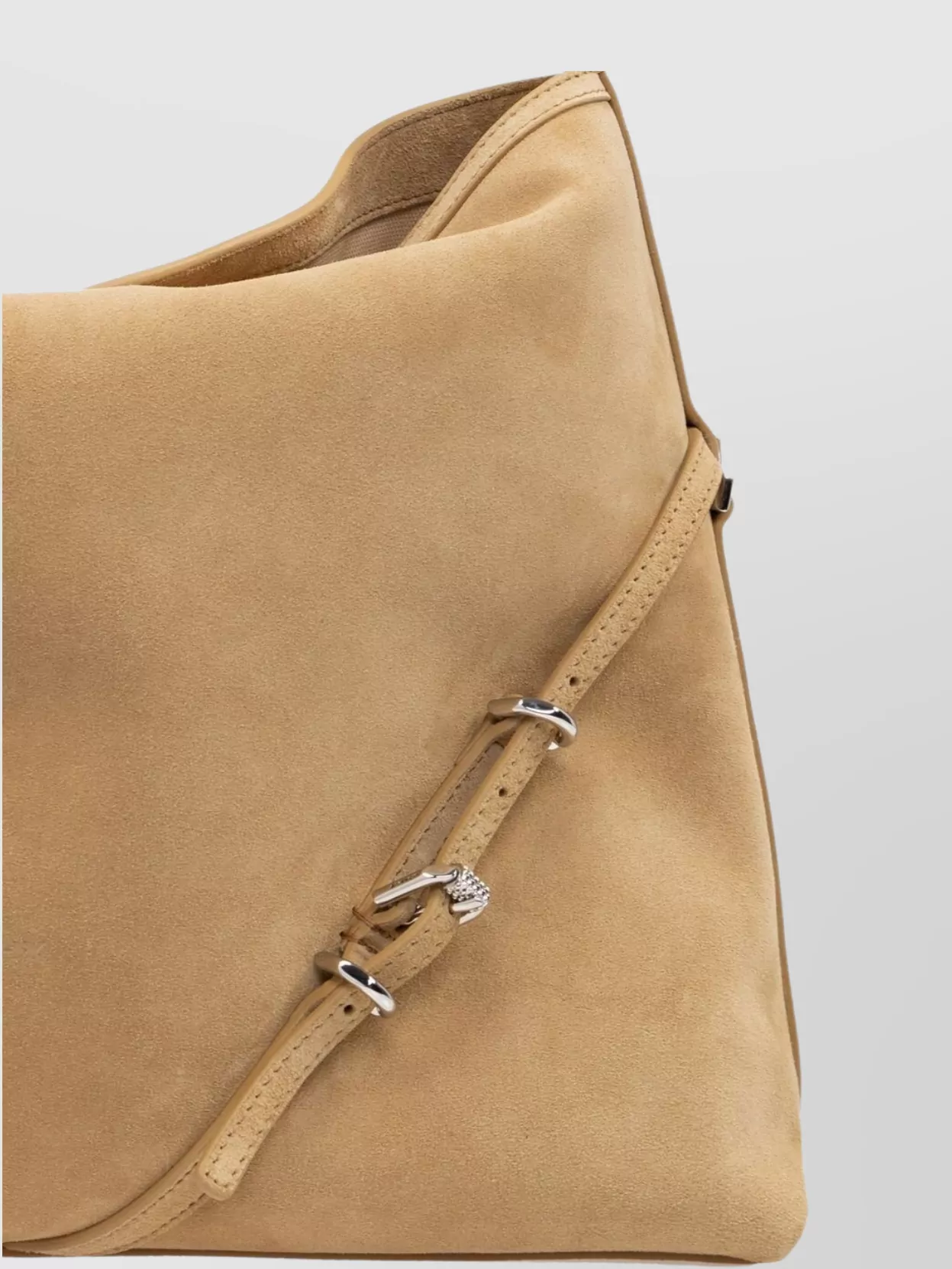 Givenchy Suede Voyou Chain Shoulder Bag