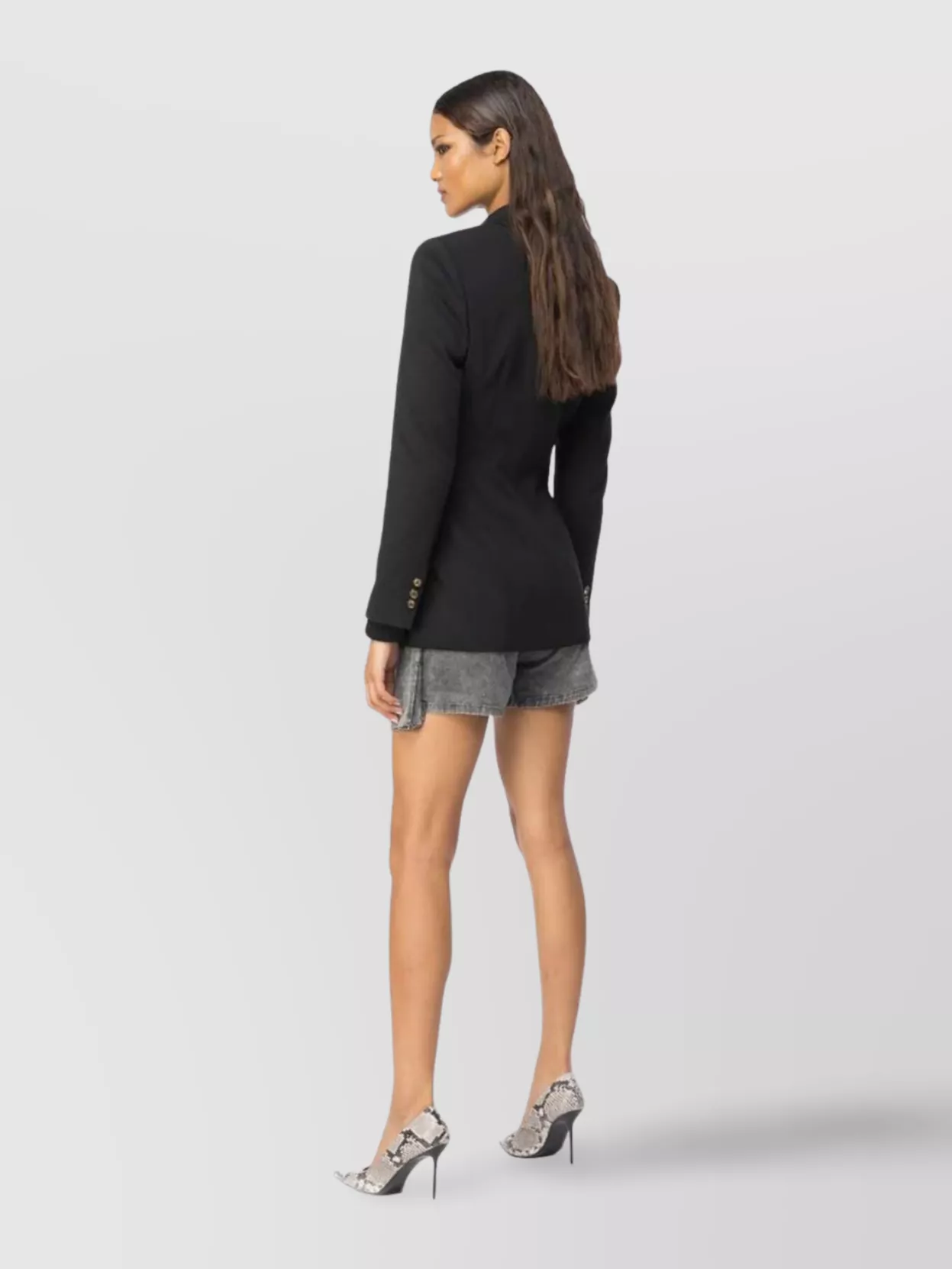 Pinko Blazers Double-Breasted Structured Shoulders