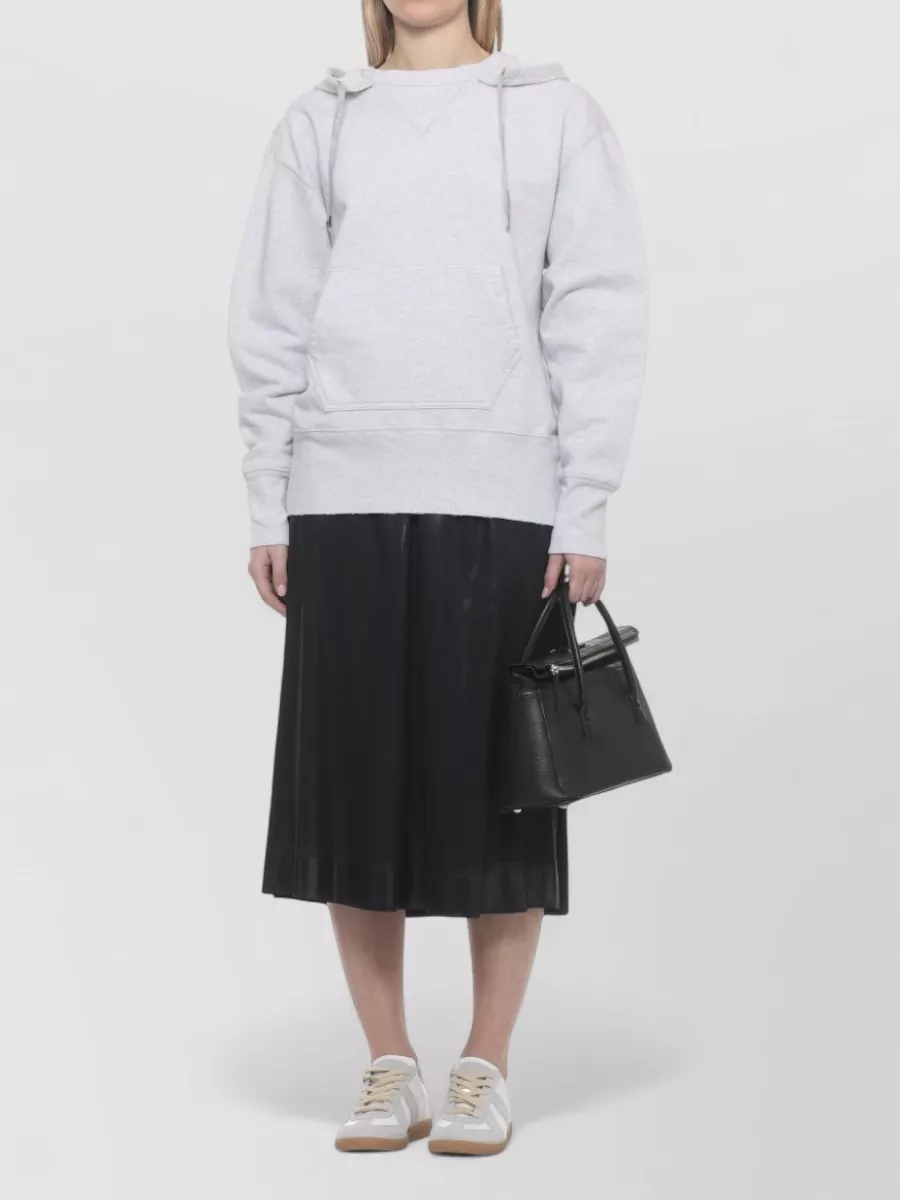 Maison Margiela Ribbed Trim Hoodie