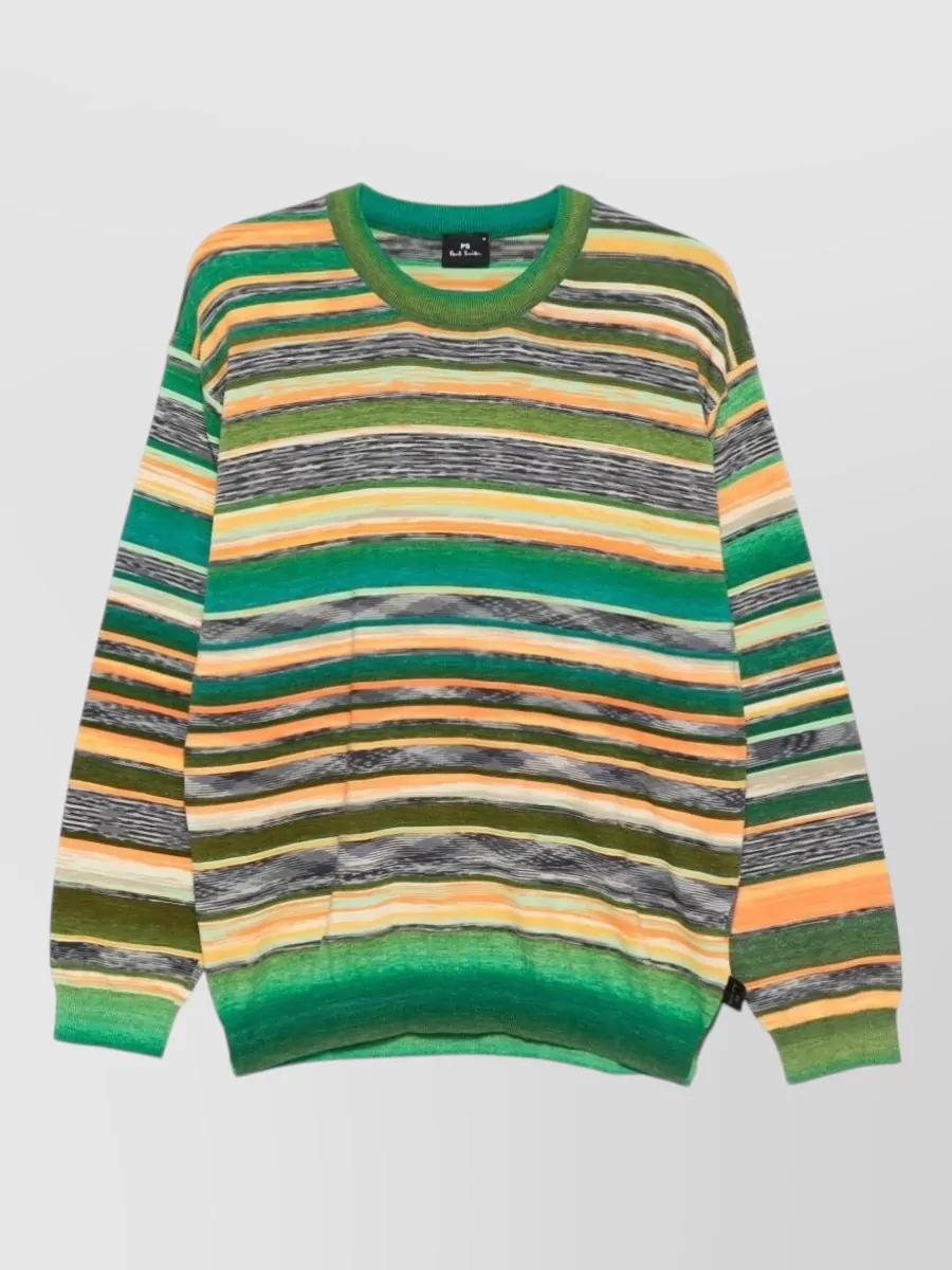 Paul Smith striped organic cotton long-sleeve t-shirt