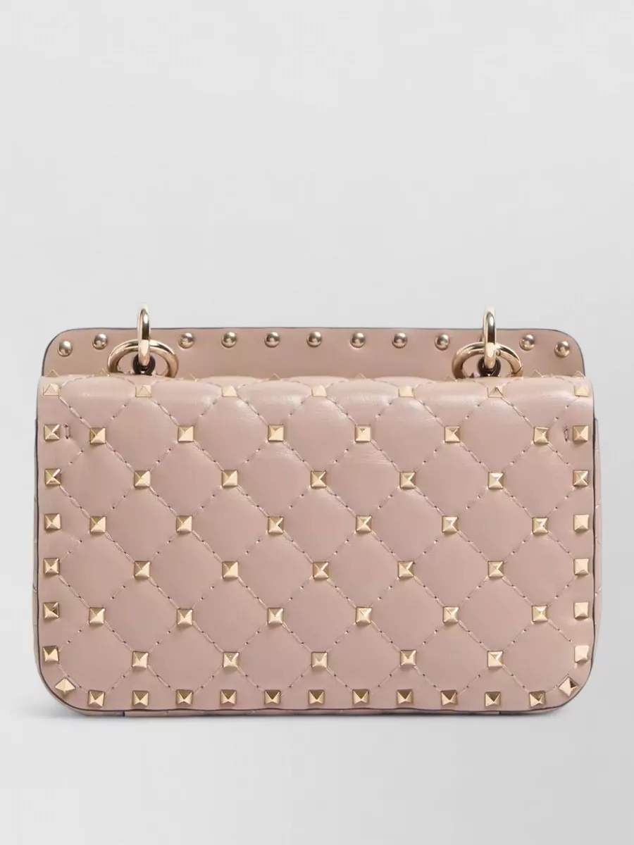 Valentino Garavani Rockstud Spike Lambskin Shoulder Bag